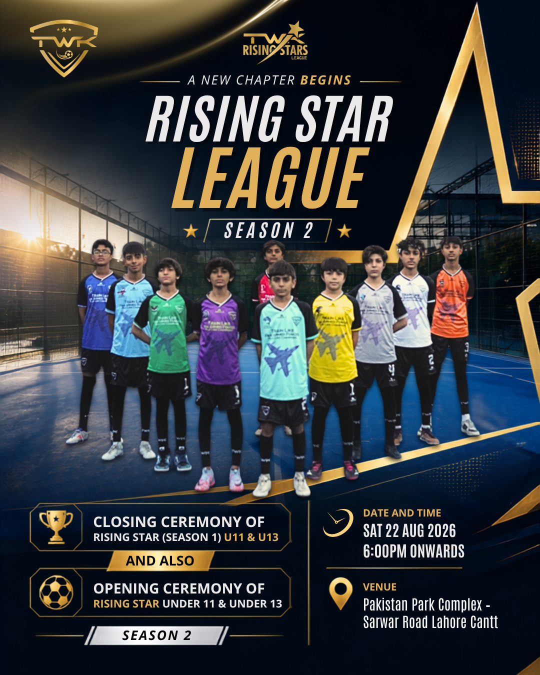 A NEW CHAPTER BEGINS!  The journey continues with Rising Star League – Season 2!